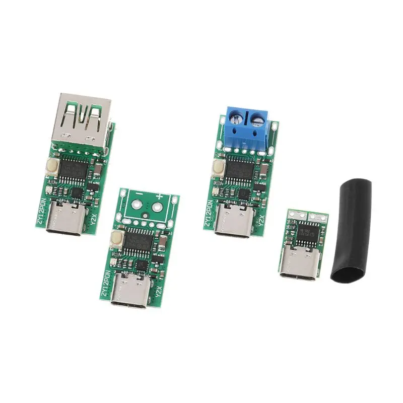 Тип-c USB быстрая зарядка Decoy детектор триггер Poll Mudule PD 5A 9 V/12 V/15 V/20 V автоматический тест