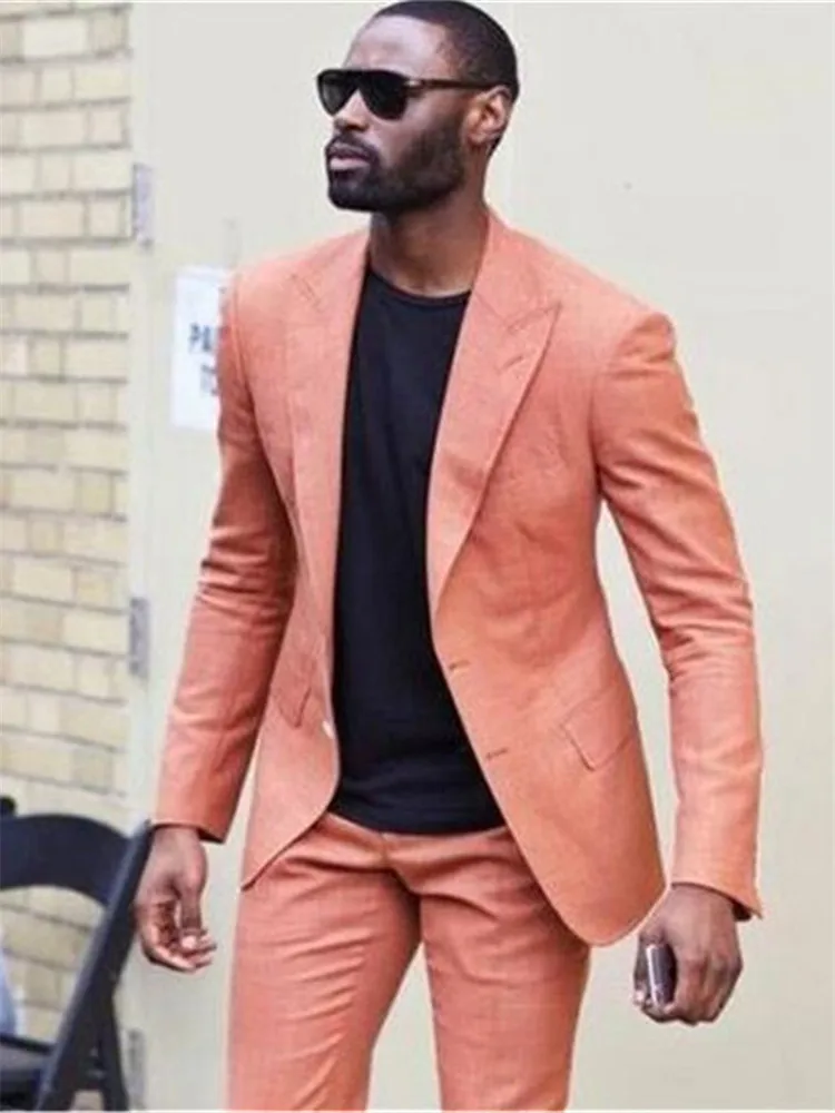 New Men’s Suit SmolNew Men’s Suit Smolking Noivo Terno Slim Fit Easculino Evening Suits For Men Peaked Lapel Custome Homme Tuxed