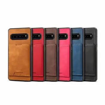 

YXAYN Luxury Leather Wallet Phone Back Cover For Samsung Galaxy S20 Plus Ultra S10E S9 10 Plus Note 9 10 Plus