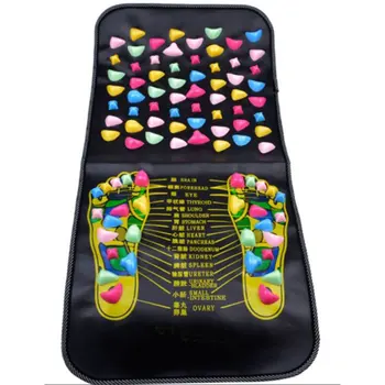 

Reflexology Walk Stone Foot Leg Pain Relieve Relief Walk Massager Mat Health Care Acupressure Mat Pad massageador