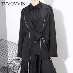Tvvovvinin/модный Европейский Повседневный женский костюм, куртка, однотонный цвет, дикие Хлопковые женские куртки, осень, новинка 2019, женская