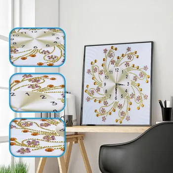 

DIY 5D Watch Diamond Paintings Diamond EmbroiderCrystal Special Shape Diamond for Home Wall Decoration Stitch Kit Crystal Art