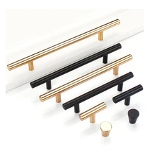 Tiradores modernos para armarios y cajones, manijas de aluminio para cajones de cocina, manijas de armario de lujo