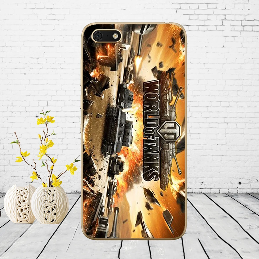 91DD world of tanks Мягкий силиконовый чехол для Huawei Honor 9 10 Lite 7A 5,45 7a pro 7c 5,7 дюймов 7x 8x чехол - Цвет: 1