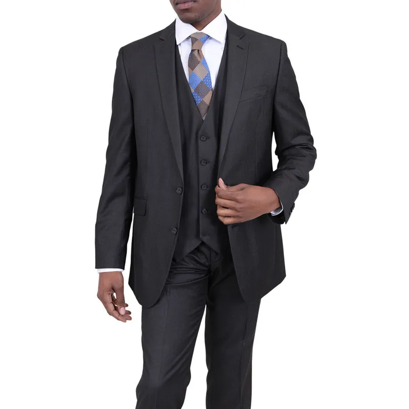 

Custom Made New Style Wedding Suits Groom Dinner Prom Tuxedo Slim Fit Two Button 3 Piece Men Suits (Jacket+Vest+Pants) Y308