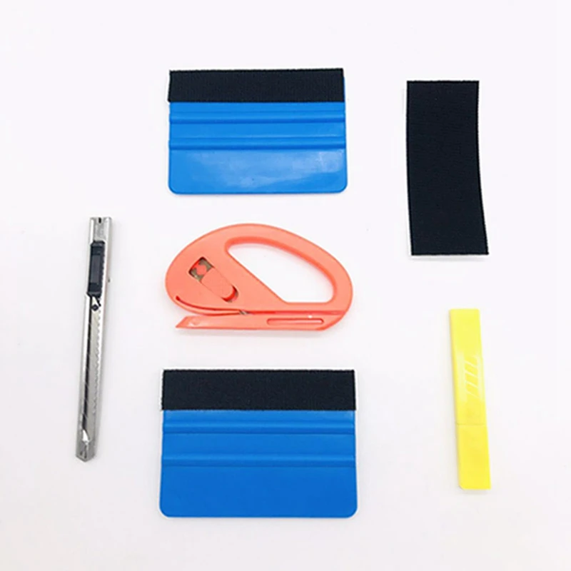 

Carbon Fiber Vinyl Car Accessories Squeegee Scrapers Vinyl Car Wrap Tool Kit Window Tint Tools Foil Film Install