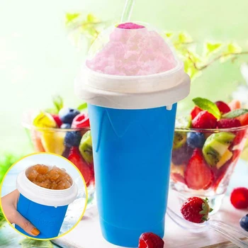 

Magic Quick-frozen Smoothies Newly Slushy Ice Cream Maker Squeeze Cooling Cup Milkshake Bottle Smoothie Cup Slushy Maker