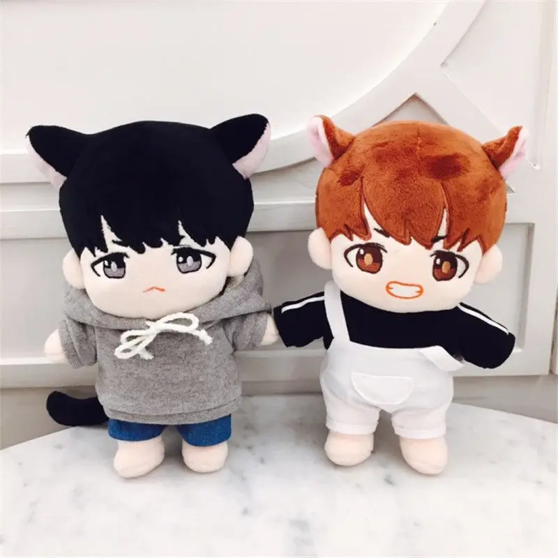 Goede Fashion Korea Cartoon Pluche Poppen Speelgoed Pluche Gevulde Doll Superstar Leuke Met Kleren Speelgoed Geschenken Collectie Voor Kinderen Verjaardag