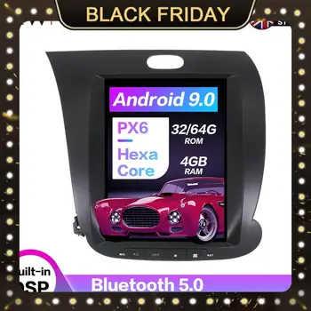 

Android 9.0 PX6 Car GPS Navigation For KIA K3 CERATO FORTE 2013-2018 Stereo Head Unit Multimedia Player Auto Radio Tape Recorder