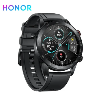

Honor Magic Watch 2 Smart Watch Bluetooth 5.1 Blood Oxygen Heart Rate 14 Days Phone Call Waterproof magicwatch 2 For Android iOS