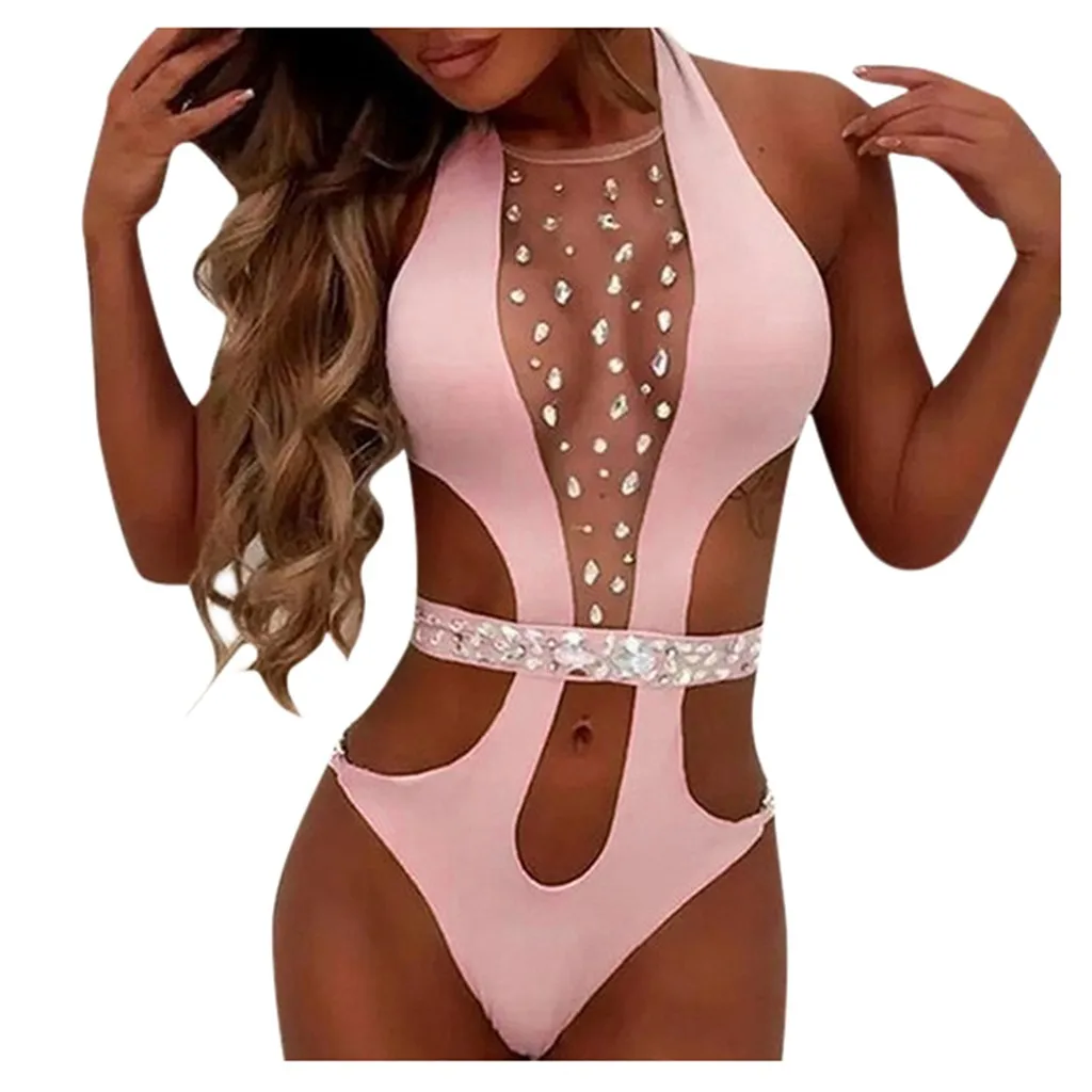

2019 Bikini Beachwear Sexy Set Women Swimsuit String Cross Low Waist Fashion Bathing Swimwear Female Bathing Suits #35