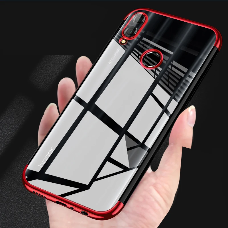 

Electroplated Case For Huawei Honor 10 Lite p smart Y9 2019 Case Silicone Shockproof For Huawei Honor 10 Lite Y9 2019 Case