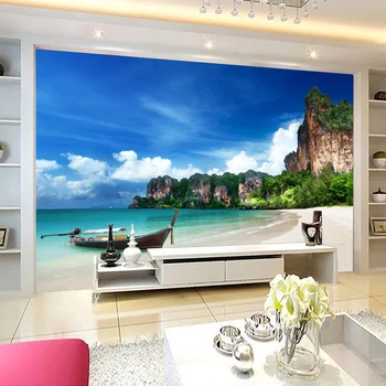

[Self-Adhesive] 3D Seaside 9564 Wall Paper mural Wall Print Decal Wall Murals