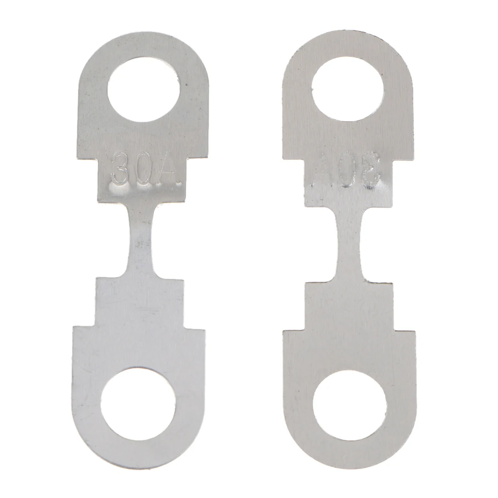 10 Pieces 12VDC Automotive Car Flat Metal Fuse Strip Car Fuses Kit For VW Audi SEAT Skoda Ford