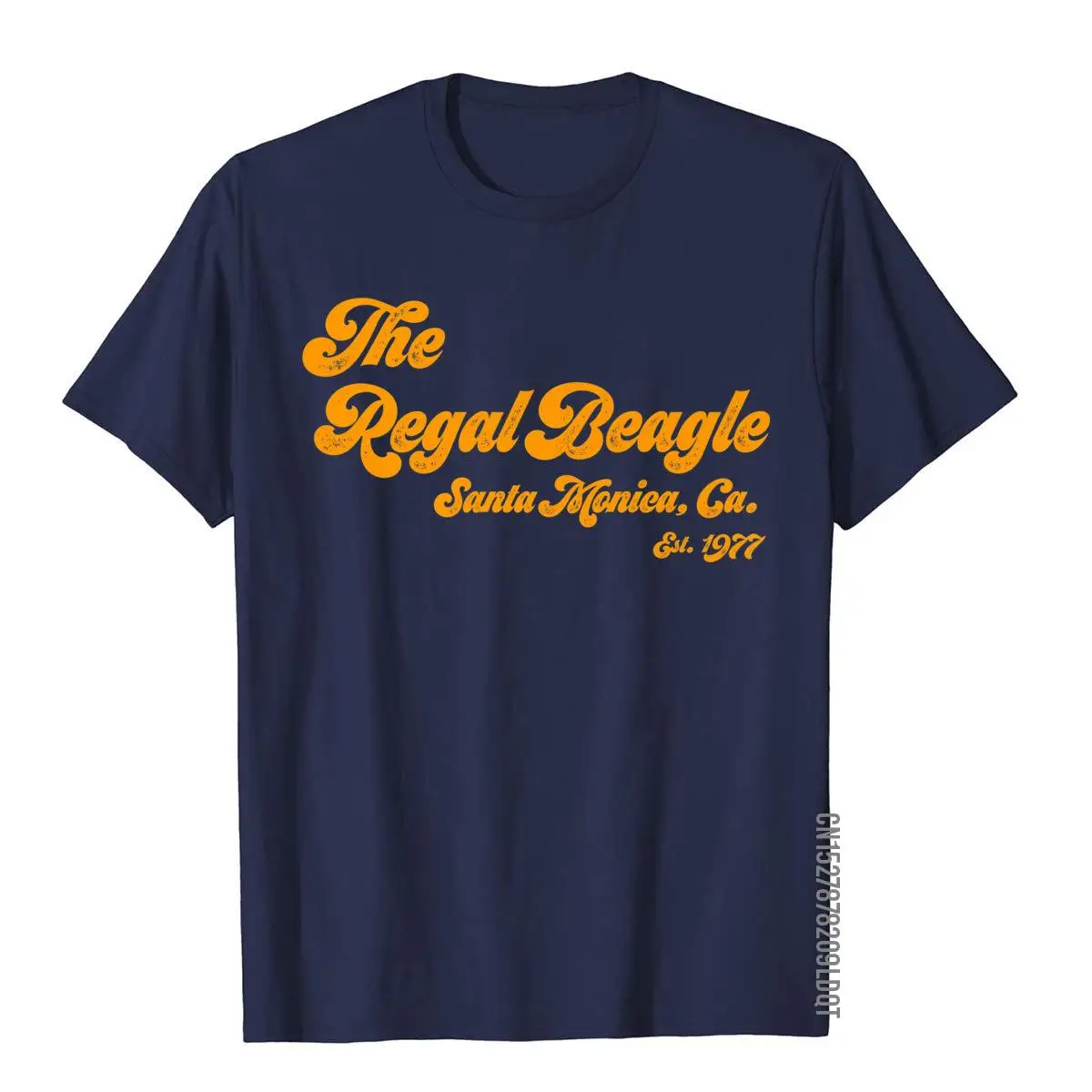 Funny The Regal Beagle Company Sitcom 70s 80s Threes Premium T-Shirt__B8890navy