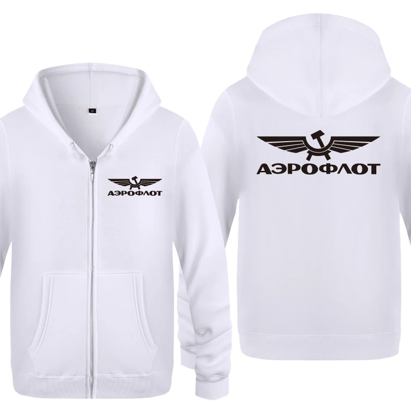 Distressed Aeroflot русские авиалинии креативные толстовки мужские мужские флисовые кардиганы на молнии толстовки с капюшоном