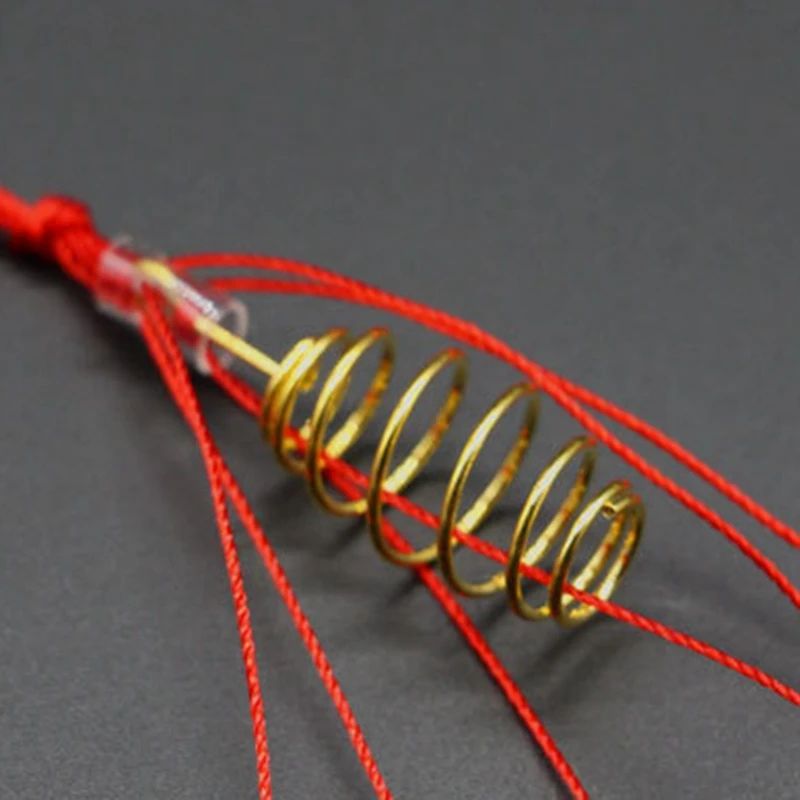 4Pcs/Sets Of Boxed Fishing Hook Explosion Hooks Have Barbed Bomb Hooks Fishing Gear Fishing Lure Bait Trap Feeder Cage Sharp Fis
