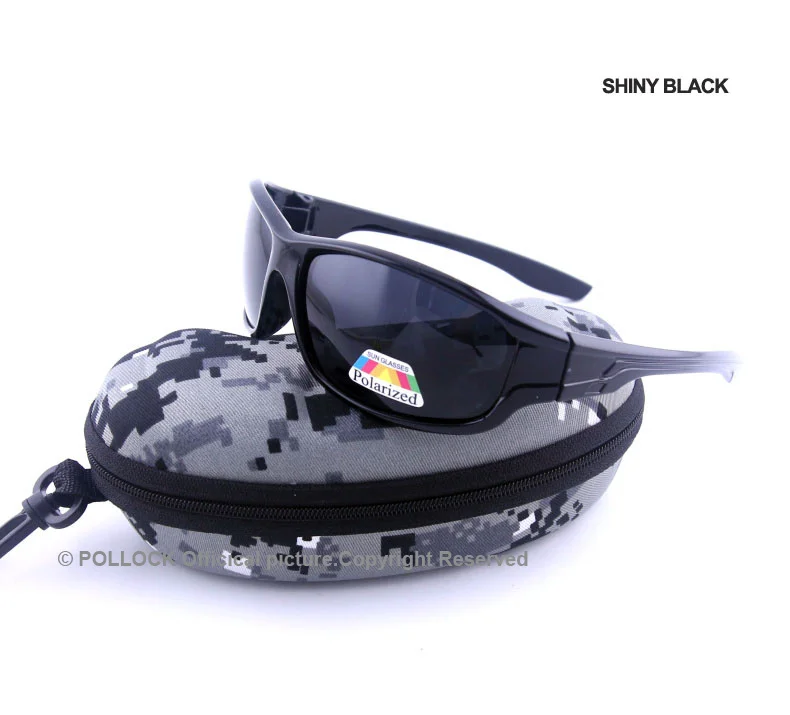 matteblack Мужские очки для рыбалки, поляризационные солнцезащитные очки для вождения, солнцезащитные очки с защитой от ультрафиолета 400 - Цвет линз: matteblack