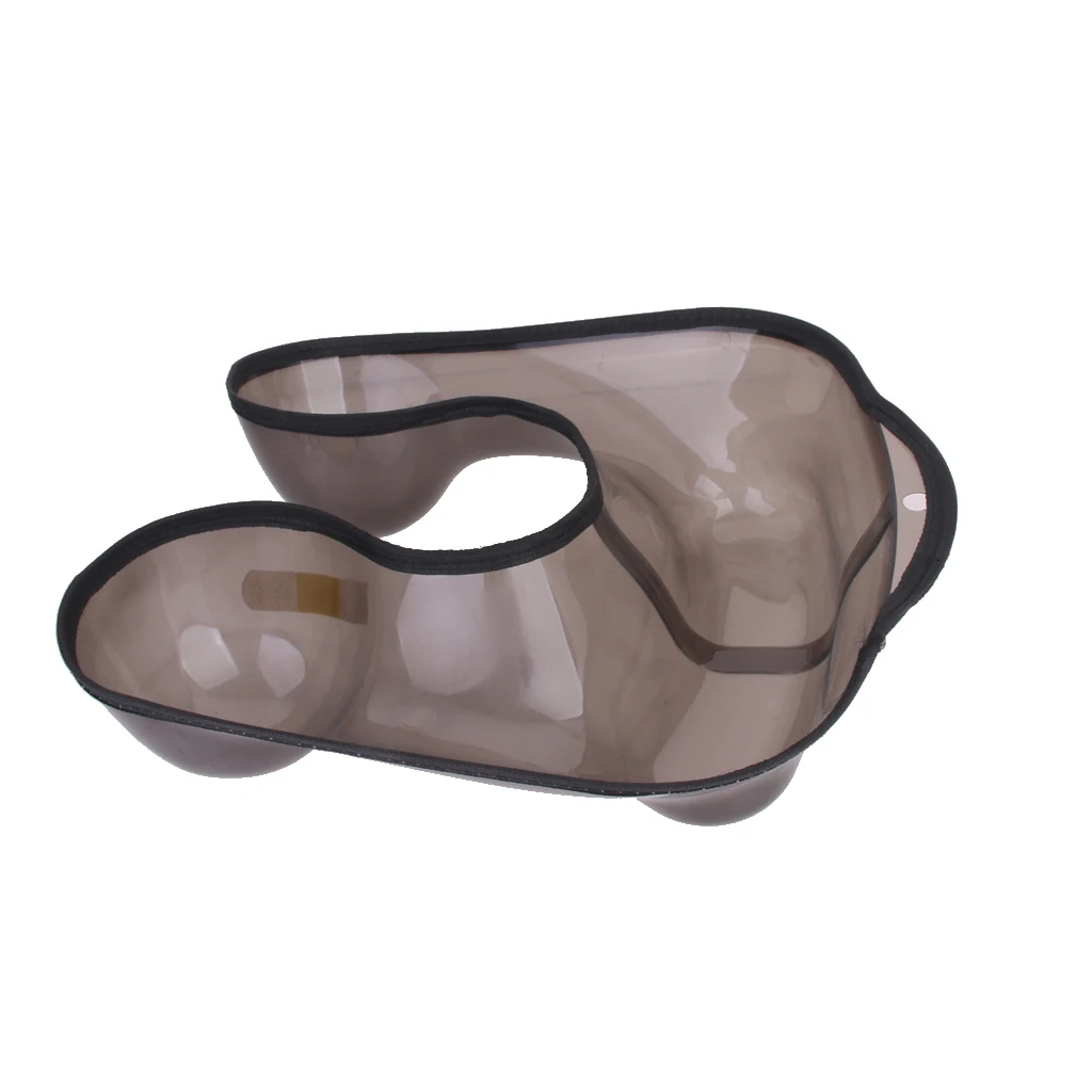 PVC Hairdressing Neck Collar Hair Coloring Accessories Hair Cutting Collar Cutting Cloak Umbrella for Salon and Home