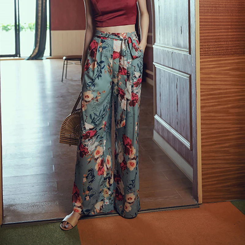 Floral trousers Outlet