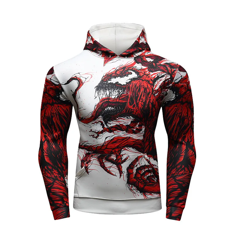 

MMA BJJ Rashguard Hoody Coat Rash Guard Fitness Tracksuit Boxing Jersey Muay Thai Compression Men Sport MMA Kickboxing Sweater 6
