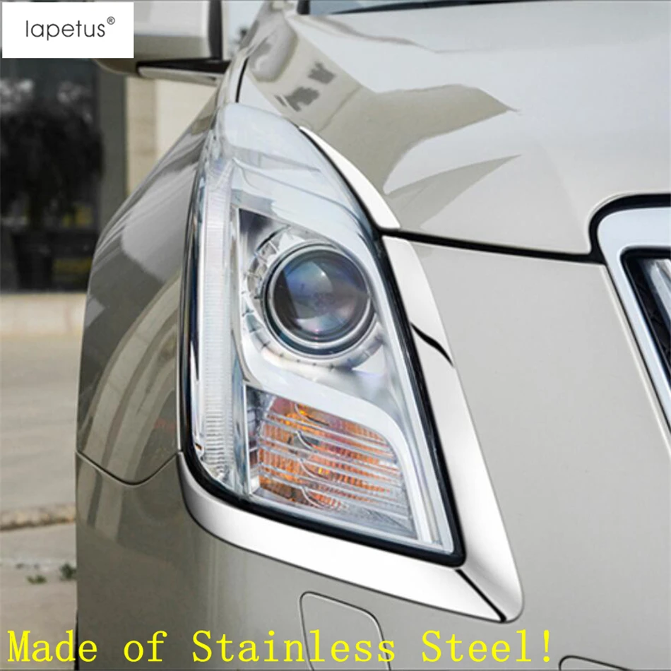 Аксессуары Lapetus, подходят для Cadillac XTS 2013-, передние фары, лампы для век, бровей, накладные полосы, формовочный чехол, комплект, отделка
