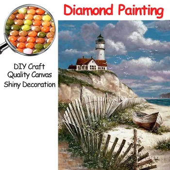 

Landscape Embroidery Paintings Rhinestone Pasted DIY 5D Diamond Painting Cross Stitch Handicrafts Handmade Home Decor Gift Cheap