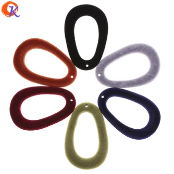 

Cordial Design 32*49MM 36Pcs Jewelry Accessories/DIY Jewelry/Fabric Bead/Hand Made/Drop Shape/Embellishments/Earring Findings