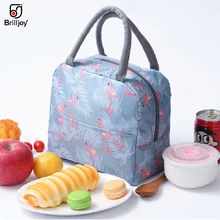 Brilljoy изолированная сумка для обеда, изоляционная Сумка-тоут, сумка-холодильник для пикника, унисекс, сумка для обеда для детей, женщин, мужчин, Детская сумка-холодильник