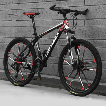 

26 Inch 21 Speed Fashionable Mountain Bike Variable Speed Disc Brake 10 Cutter Wheels Mountain Bikes Bicycle