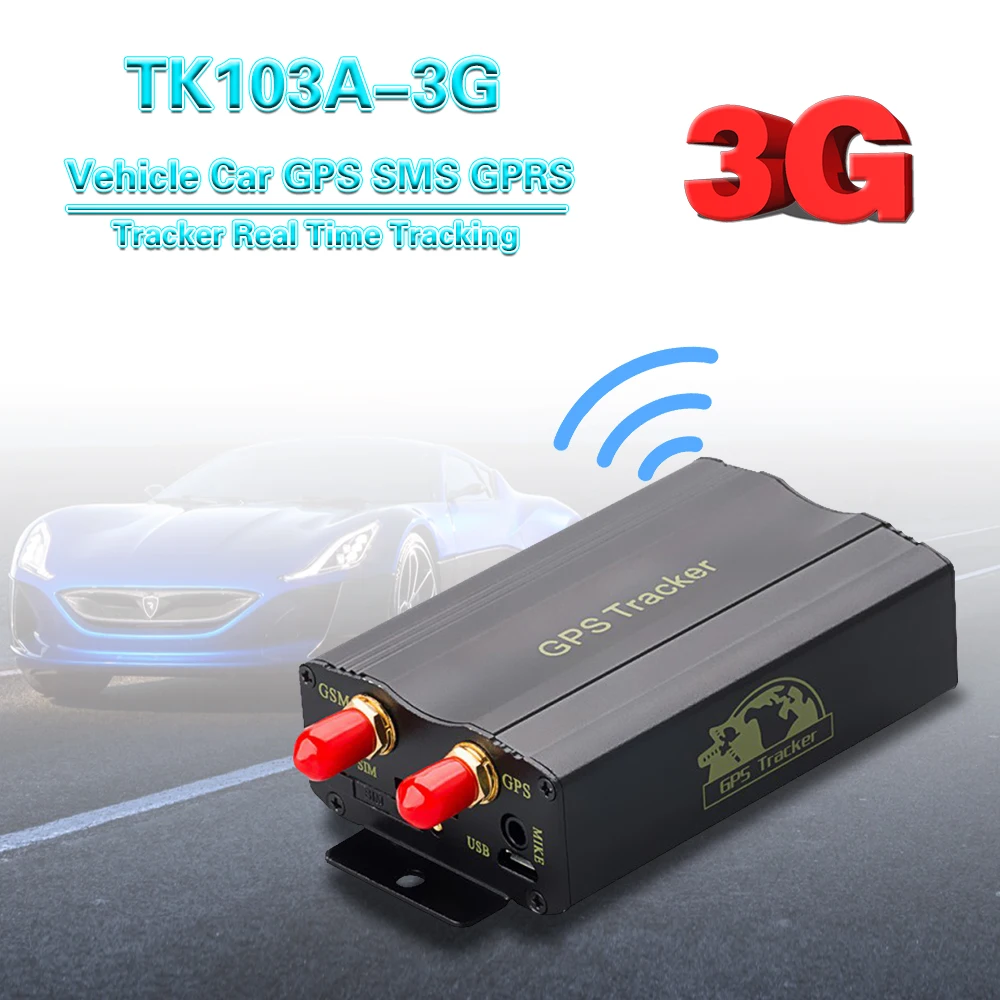 Новое поступление 3g gps трекер gps 103A-3g для транспортного средства Универсальный GSM/GPRS отслеживающий Автомобильный gps локатор Tk103A-3g добавить низкий уровень заряда батареи
