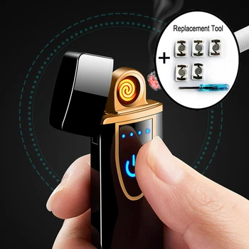

New Touch screen Induction Cigarette Lighter compact intelligent induction USB charging lighters