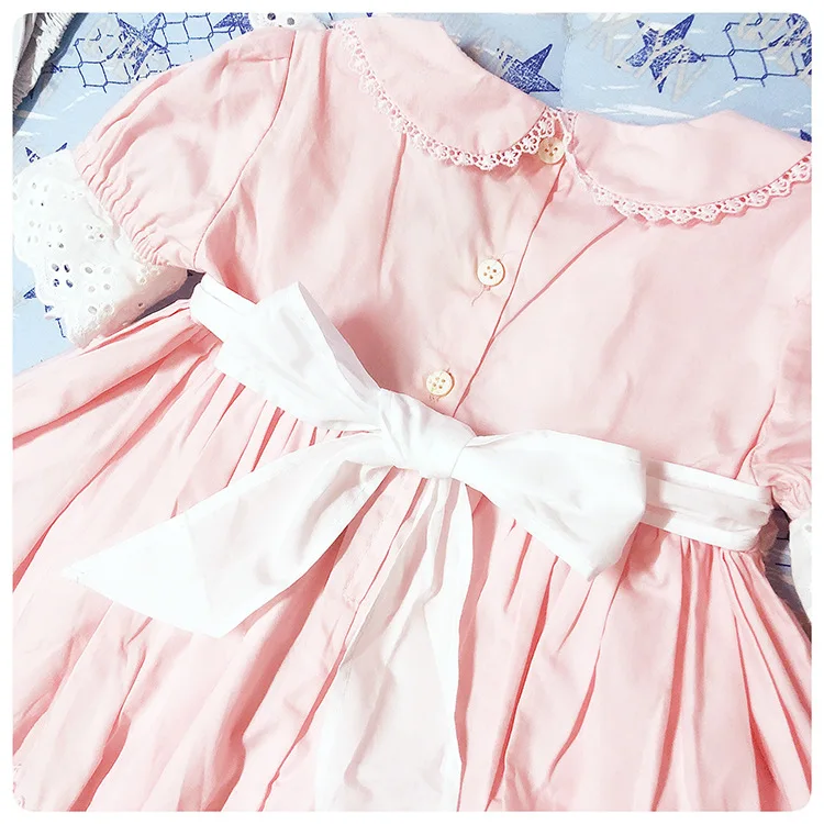 

Spain Classic 2019 Amoi Holiday Good Products Girls 1-5-Year-Old Ultra Large-Hem Lace Bow Dress