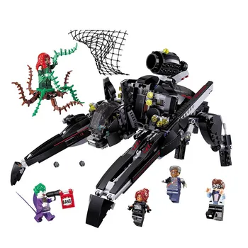 

Super Heroes Joker 7127 Batman Scuttler Model Building Blocks Enlighten Figure Toys For Children Christmas Gift