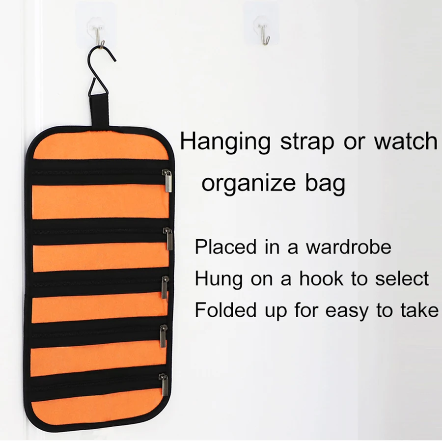 Watch Storage Box Home Hanging Watch Organizer Watch Band Boxes Strap Organizer for Apple Case Box Pouch Band Storage Bags