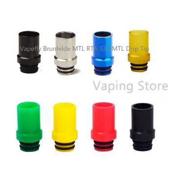 

KAEES Aladdin MTL RTA/Vapefly Brunhilde MTL RTA/Wotofo STNG MTL RDA 510 MTL Drip Tip Stainless Steel/PEI/POM Mouthpiece