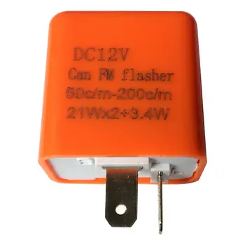 

2 Pin Speed Adjustable LED Indicator Flasher Relay Resistor Fix Flash Motorcycle
