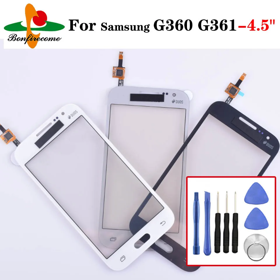 Touch Screen Panel Sensor LCD Display 4.5" Glass Digitizer Replacement for Samsung Galaxy DUOS Core Prime G360 G360H G361 G361H G361F