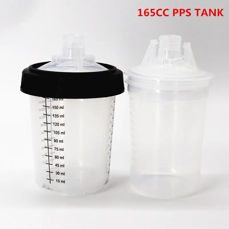 Disposable Paint Cup 165cc 400cc 600cc Spray Gun Pps Tank Type H O Quick Cup No Cleaning Cups Paint Mixing Cup Adapter Pot Spray Guns Aliexpress