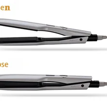 Профессиональный инструмент для укладки ЖК-дисплей Титановые пластины выпрямление железа PTC выпрямитель для волос Высокая температура быстрый нагрев