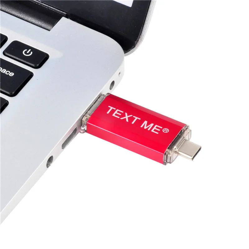 USB флеш накопитель TEXT ME creative Type C 4 ГБ 8 16 32 64 2 0|USB флэш-накопители| |