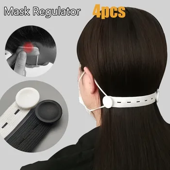 

4pc Mask Ear Adjustment Strap Unisex Mascarillas Rope Artifact Mask Hook Masks Extension Ear Protection Hook Adjustment Belt