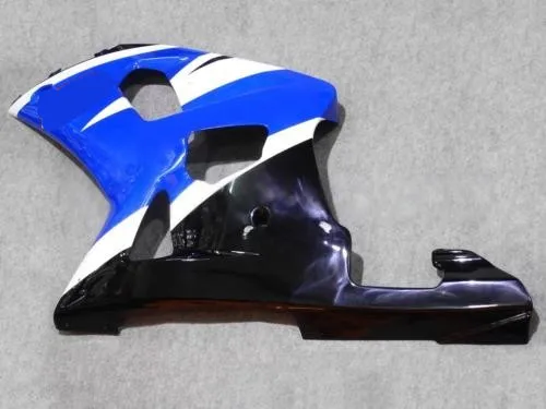 Комплект обтекателей ABS для GSXR600 750 K1 01 02 03 GSXR 600 2001 2002 2003 белый синий комплект +
