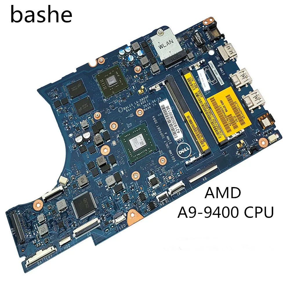 Для DELL INSPIRON 15 5565 ноутбук системная плата AMD A9-9400 Процессор независимая видеокарта