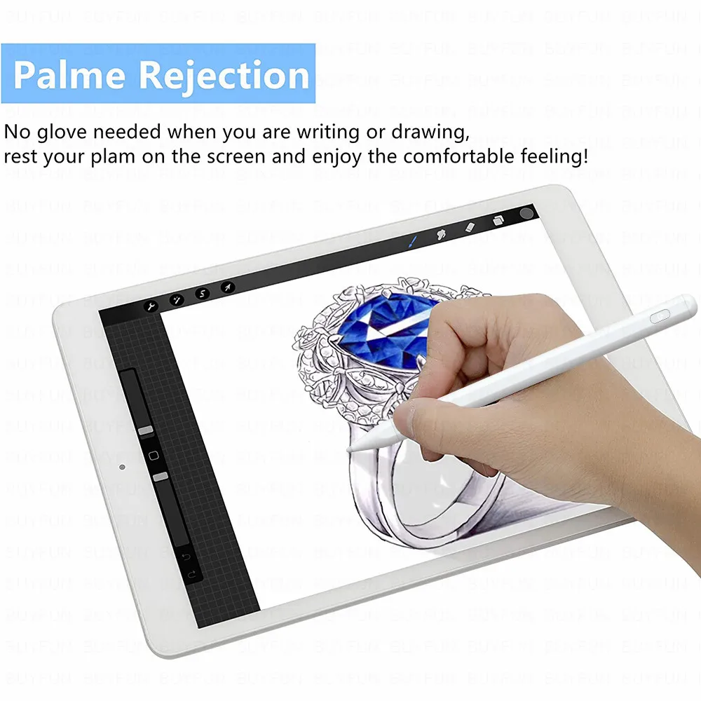 Стилус для iPad Apple Pro 11 12 9 2020 7 2018 Air 3 10 2 Mini 5 2019 без Bluetooth не pencil 2|Стилусы планшетов| |