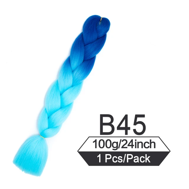 24 Inch Jumbo Braiding Hair Extensions For Box Twist Braid Accessorie Pre Stretched Afro Fake Hair Wholesale Jumbo Crochet Braid P8/613