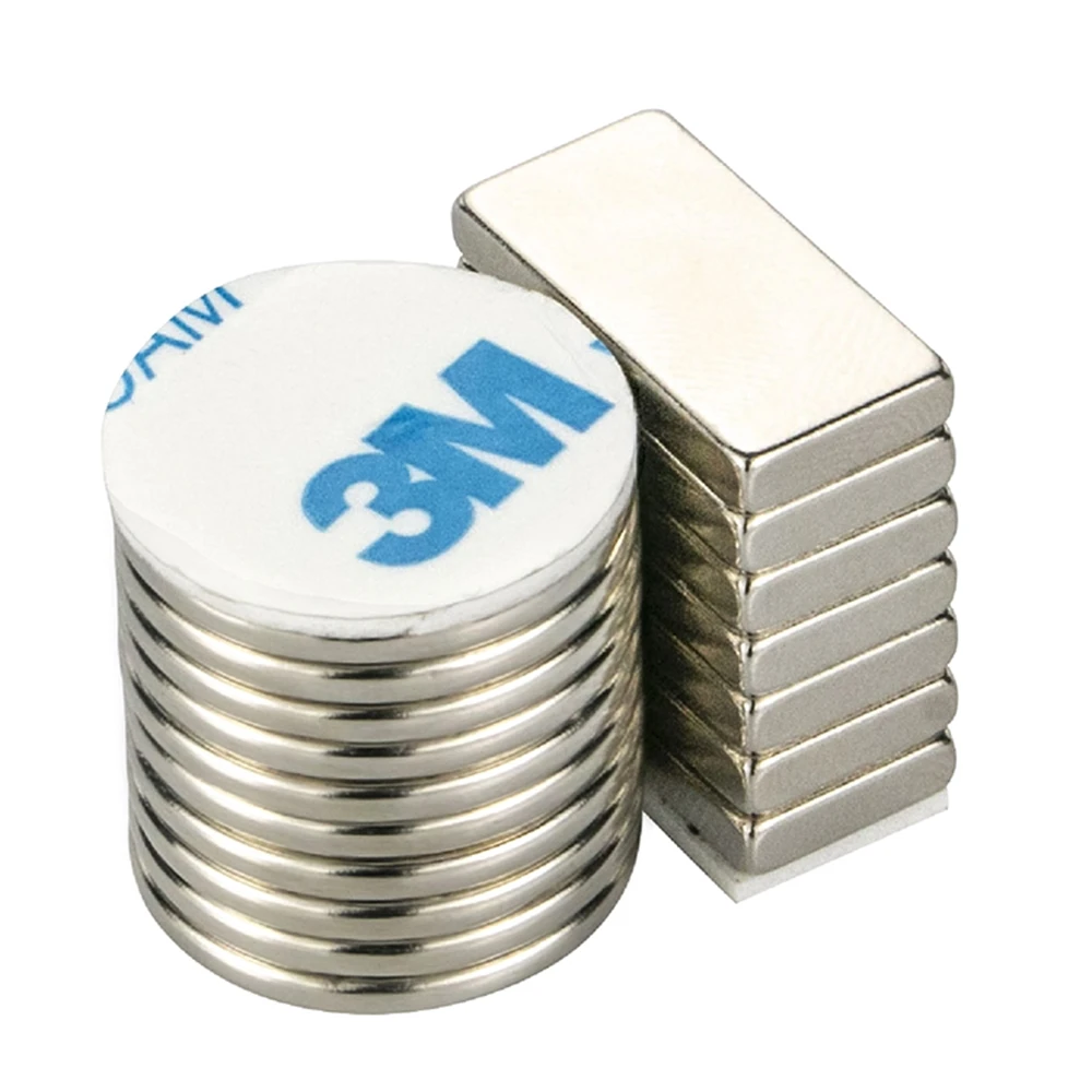 10pcs Strong Magnetic Name Tags Badge Metal Fastener Id Card Durable Attachment Holder Und Sale