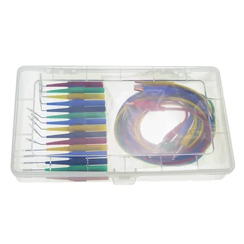 

Alligator clip Test Probes Clamp 5 Colors 30V /1A 100cm With storage box SG Tool