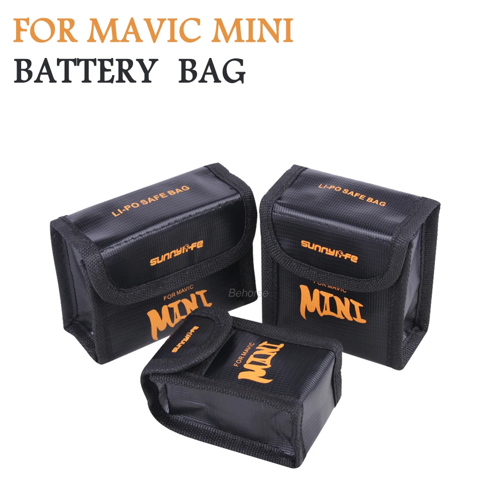 Sunnylife взрывозащищенный аккумулятор Безопасный мешок Защитная сумка для хранения для DJI Mavic мини батареи
