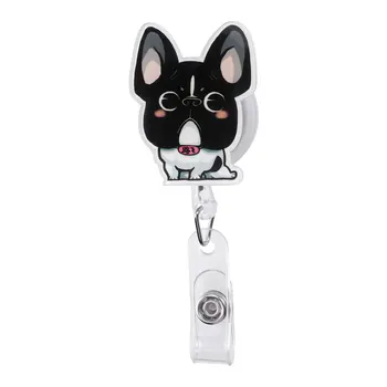 

1pc Badge Reels Retractable Cartoon Decorative ID Badge Reel for Doctors Teachers